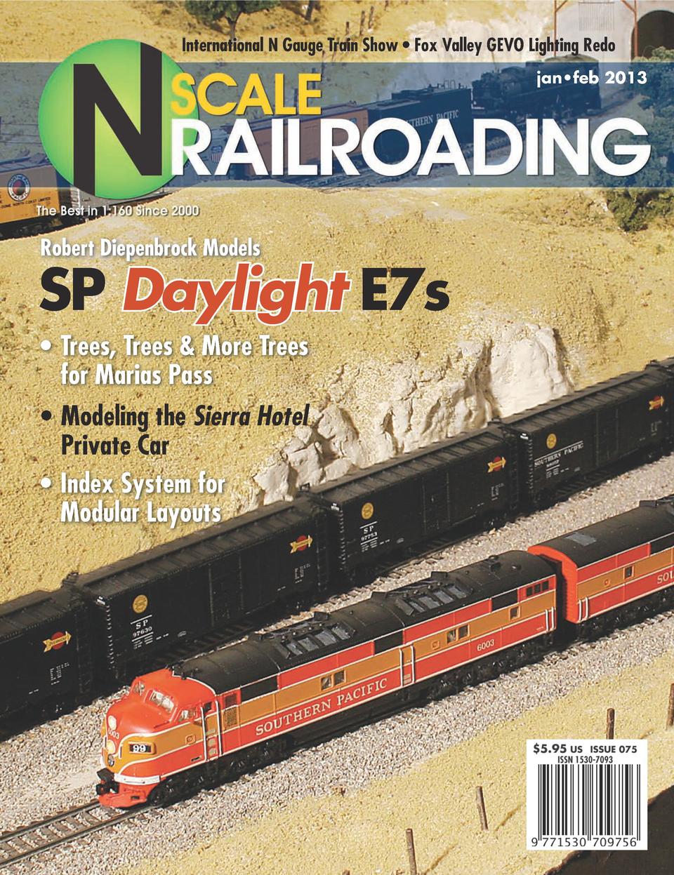 Southern Pacific SP TRAINLINE Magazine Winter 1999