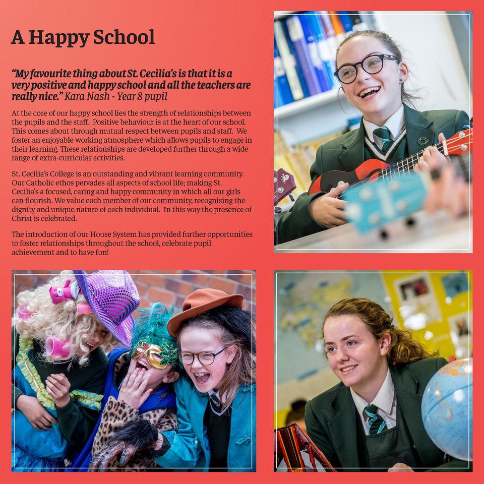 St Cecilia S College Year 8 Prospectus St Cecilia S College Year 8 Prospectus