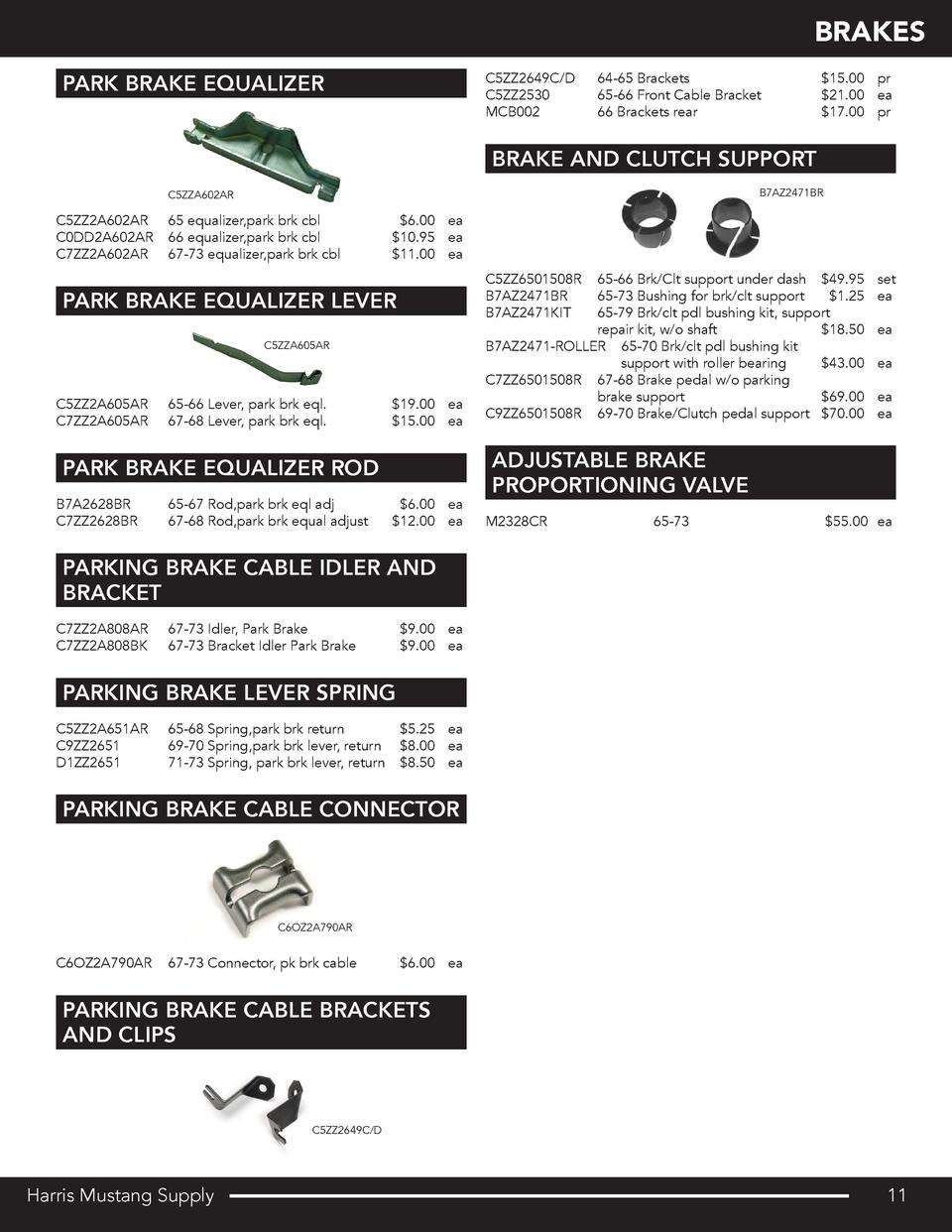 Harris Mustang Retail Catalog