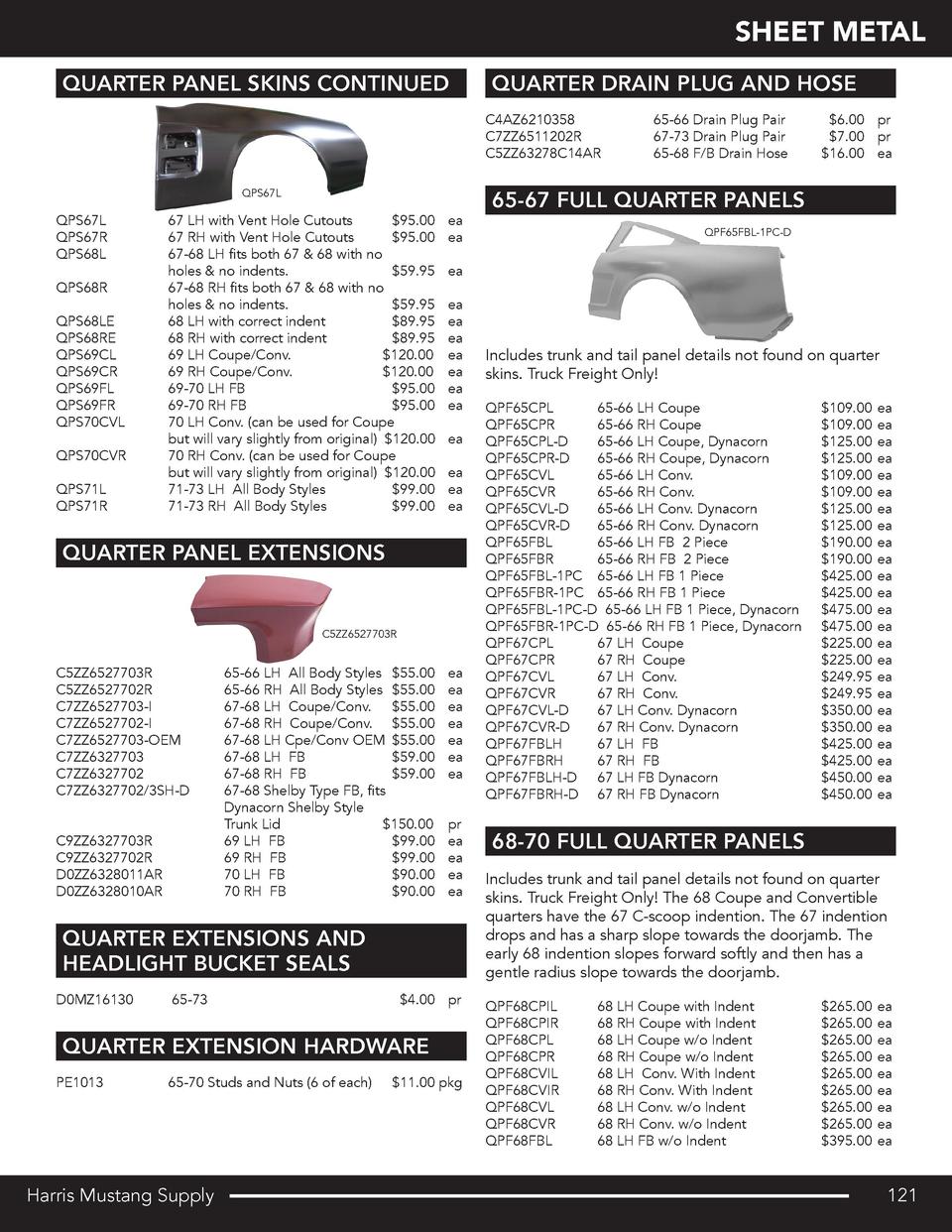 Harris Mustang Retail Catalog