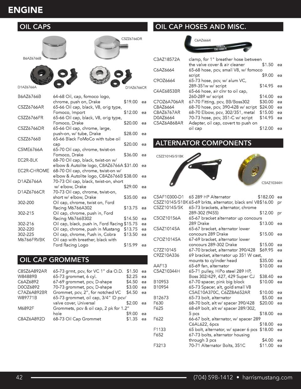 Harris Mustang Retail Catalog