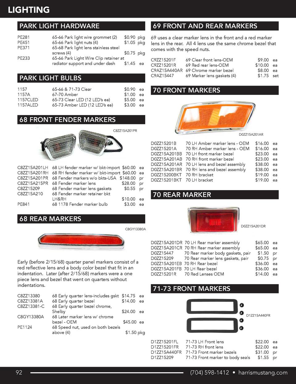1968 mustang tail light bezels on Other Automotive 71 73 Mustang Dome Light Bezel With Bulb And Lens Ford Tooling Usa