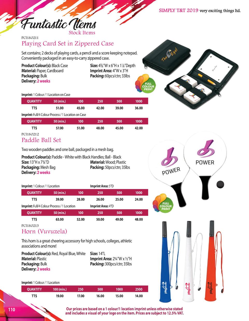 Promotional Products 2019