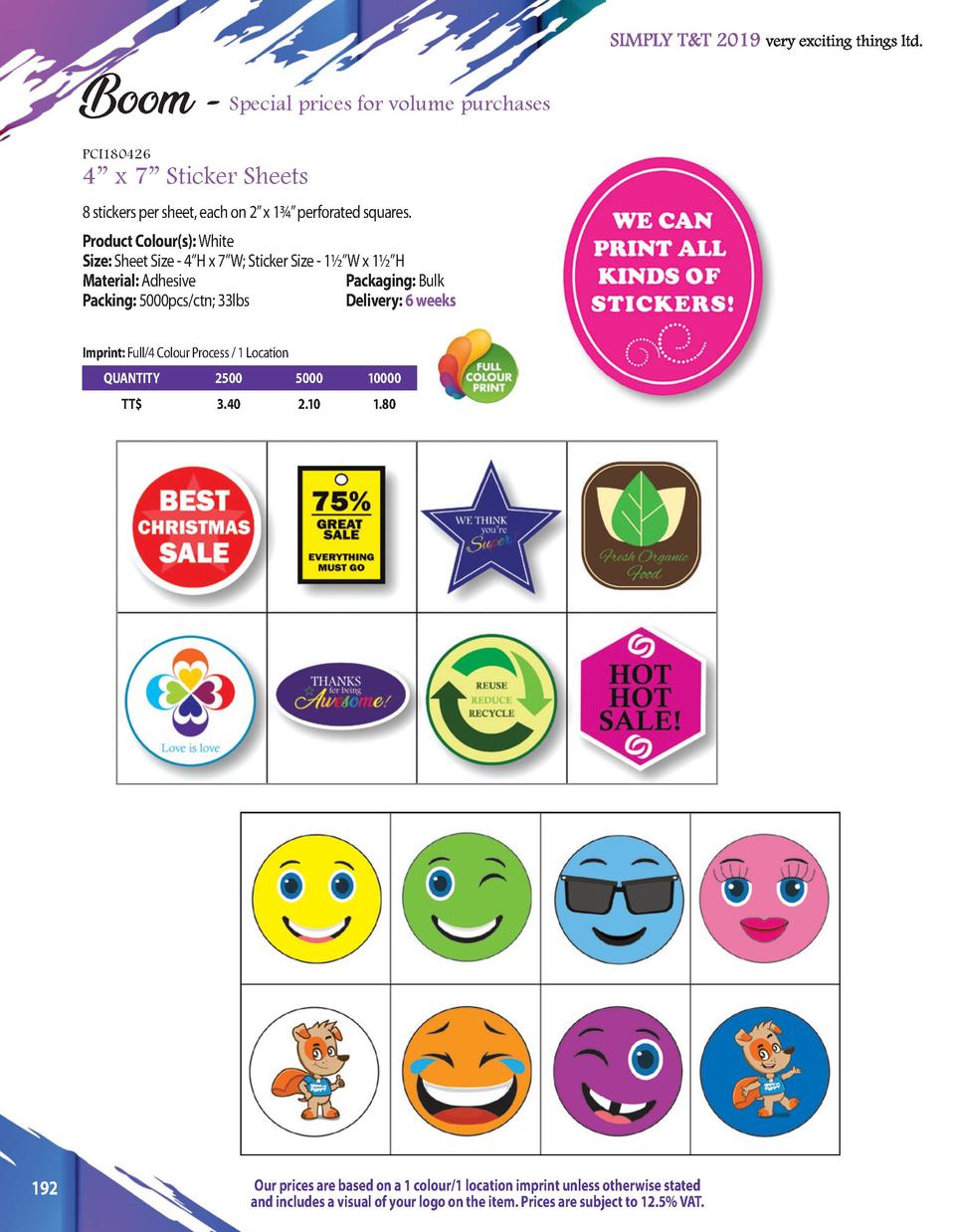 Promotional Products 2019