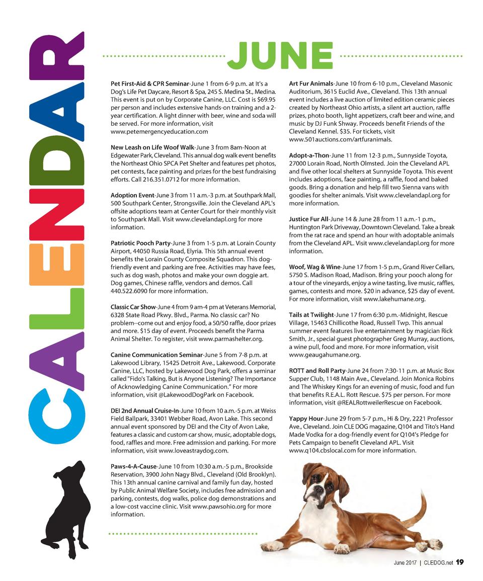 Cle Dog Magazine June 2017 Simplebooklet Com