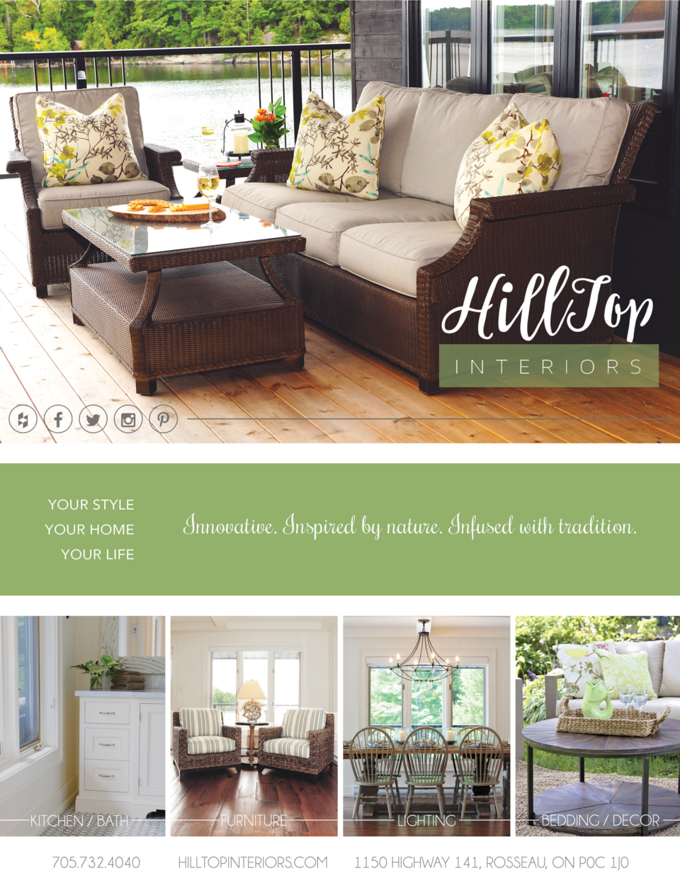 marilla outdoor furniture on Uniquemuskoka July2019 Issue18