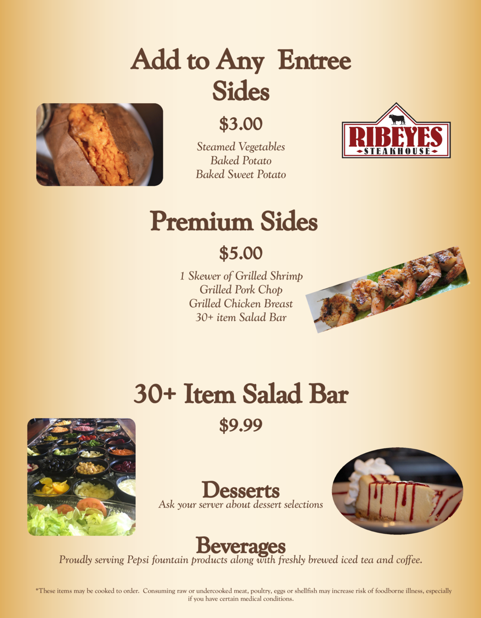 Cape Carteret Full Menu