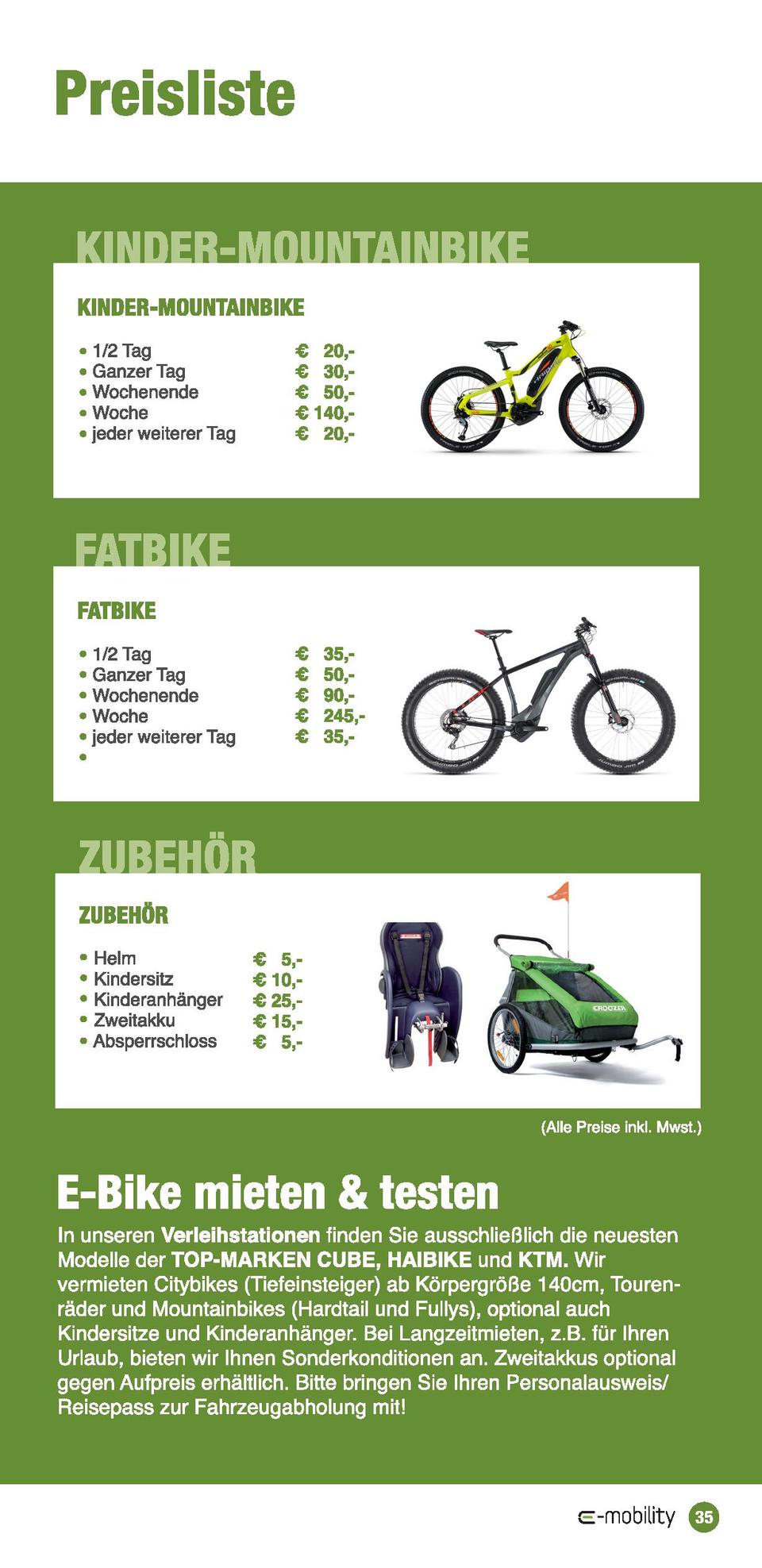 E Mobility E Bike Touren 2019