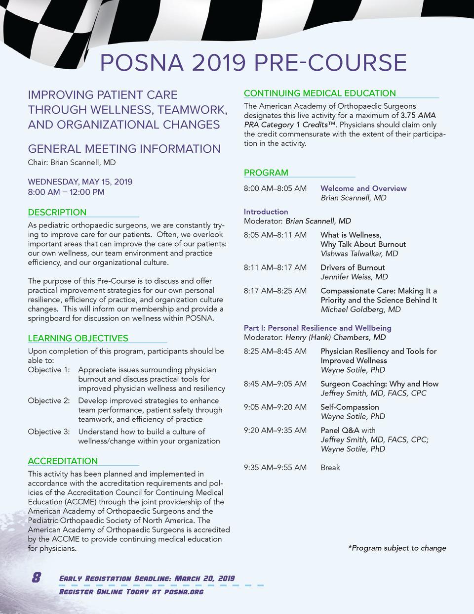 Posna Am19 Preliminary Program