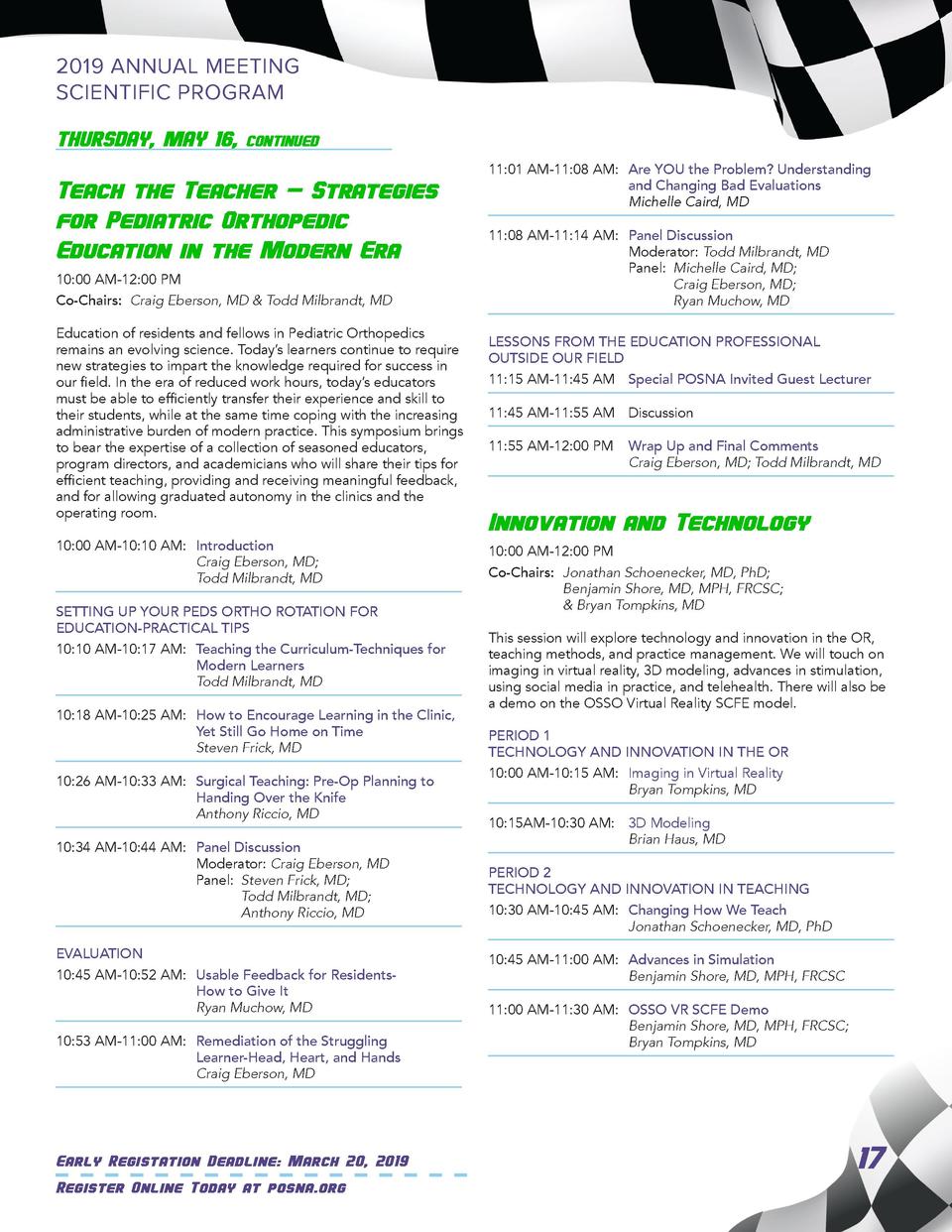 Posna Am19 Preliminary Program