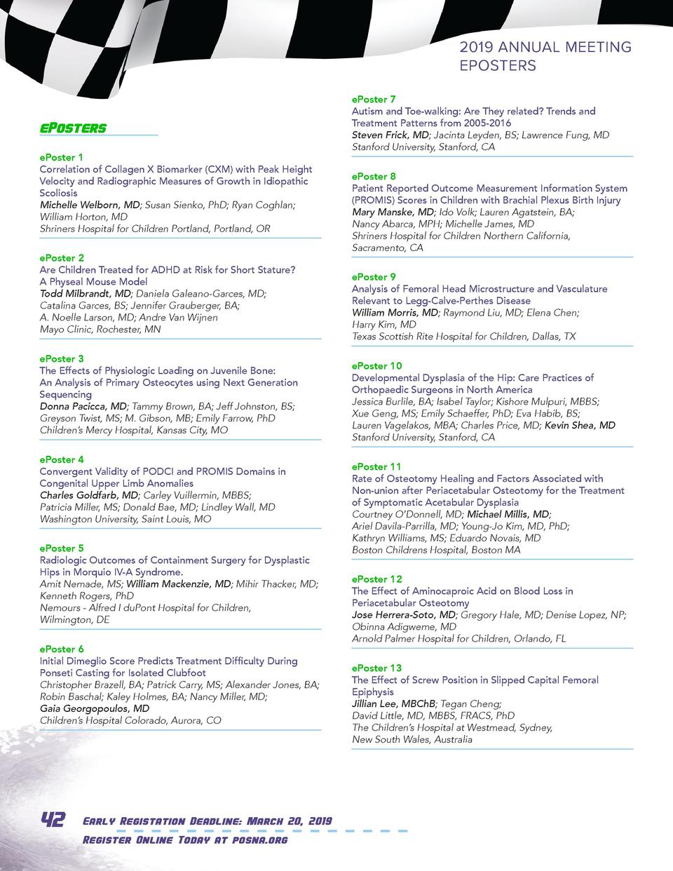 Posna Am19 Preliminary Program