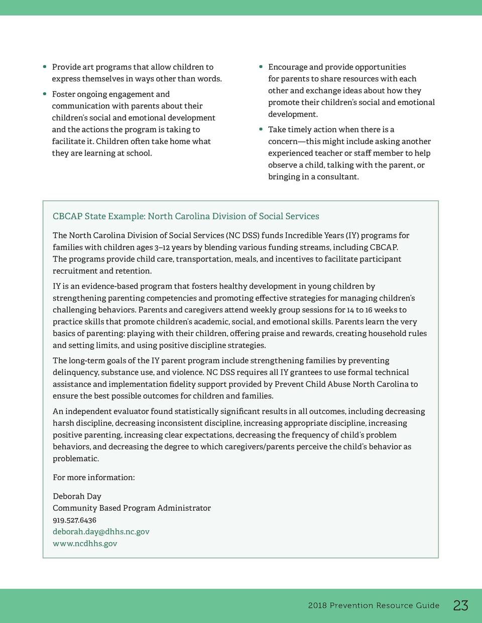 2018 Prevention Resource Guide