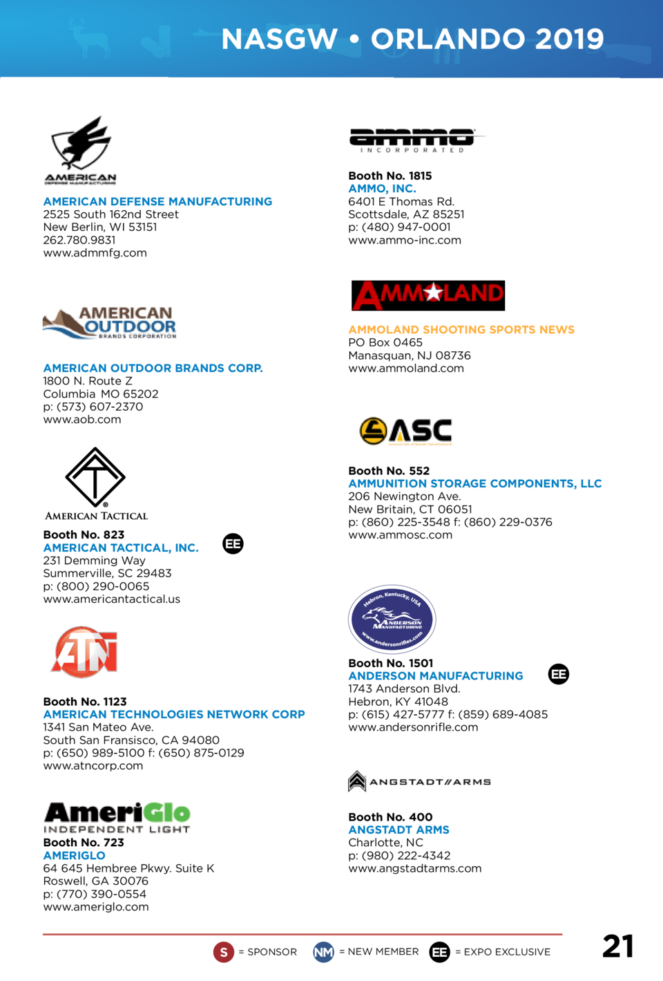 Nasgw 2019 Member Directory Simplebooklet Com