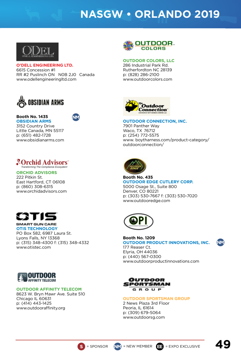 Nasgw 2019 Member Directory Simplebooklet Com