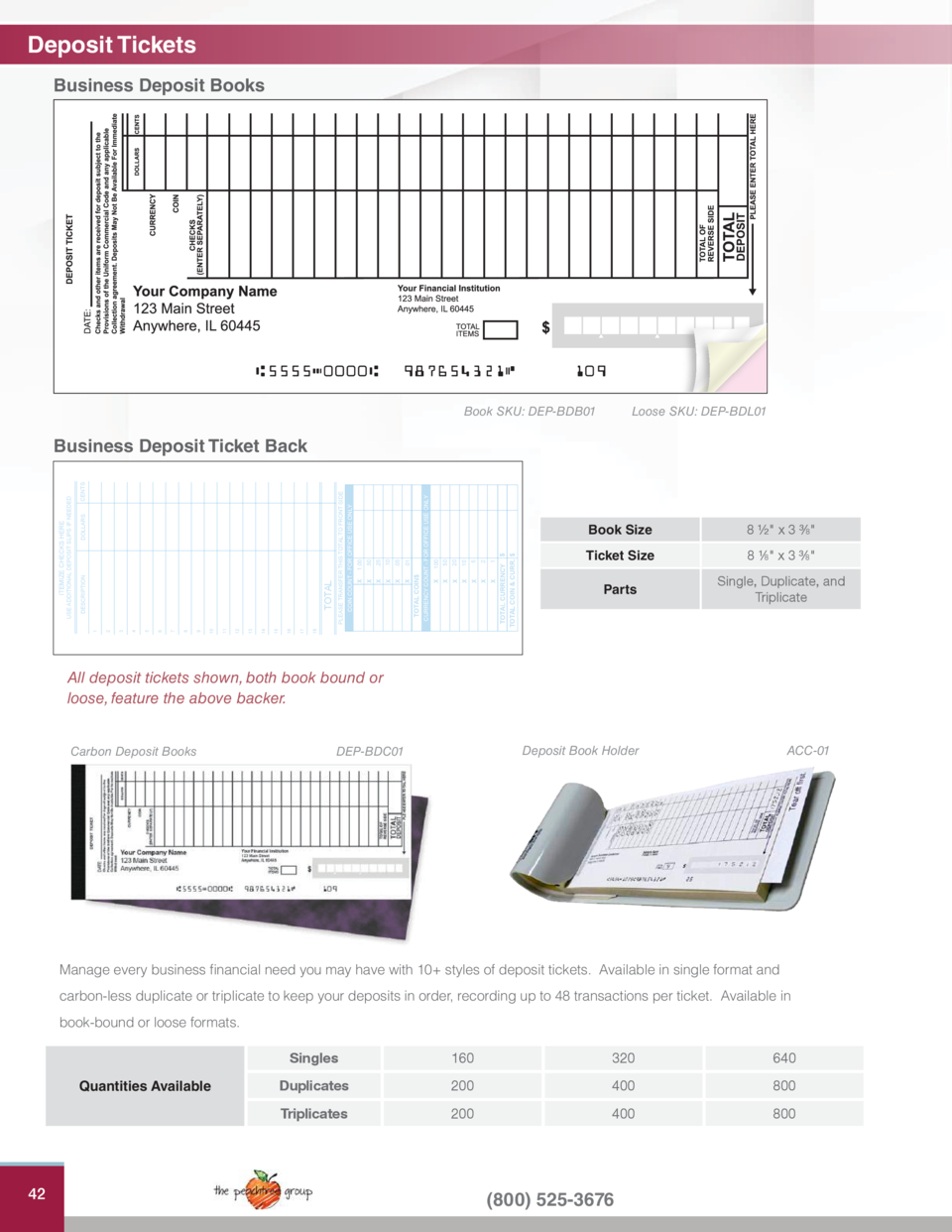 Checks and Banking Supplies