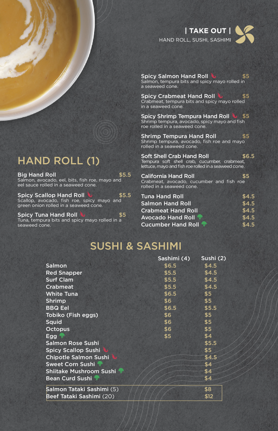 WIND JAPANESE & THAI TAKE-OUT : simplebooklet.com