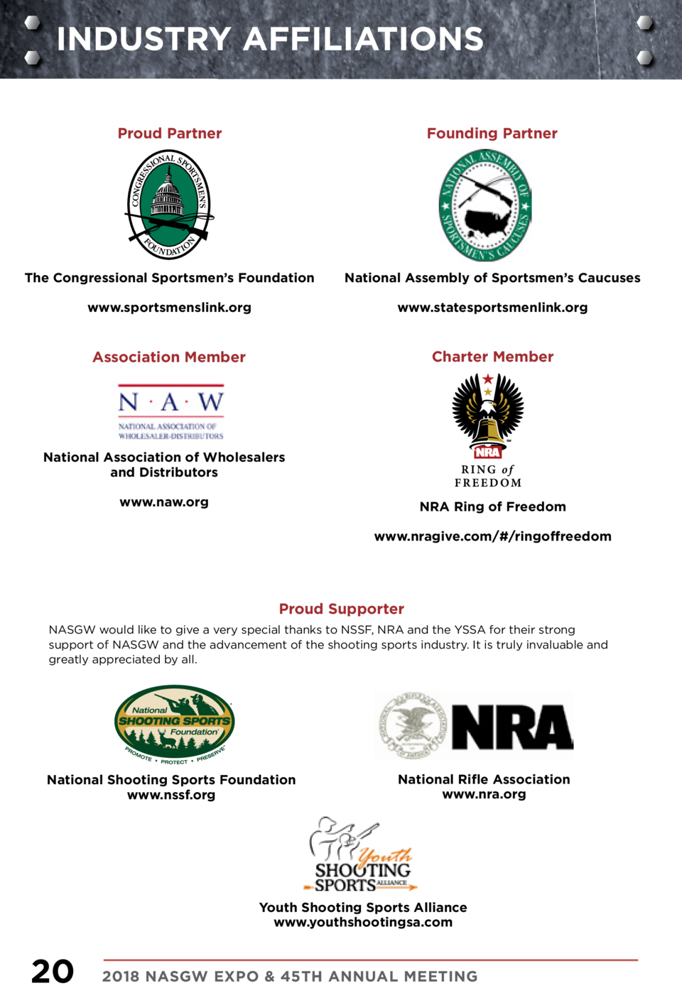 Nasgw 2018 Member Directory Simplebooklet Com