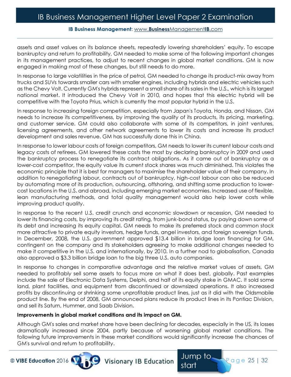 Answers HL Paper 2 Mocks 2016