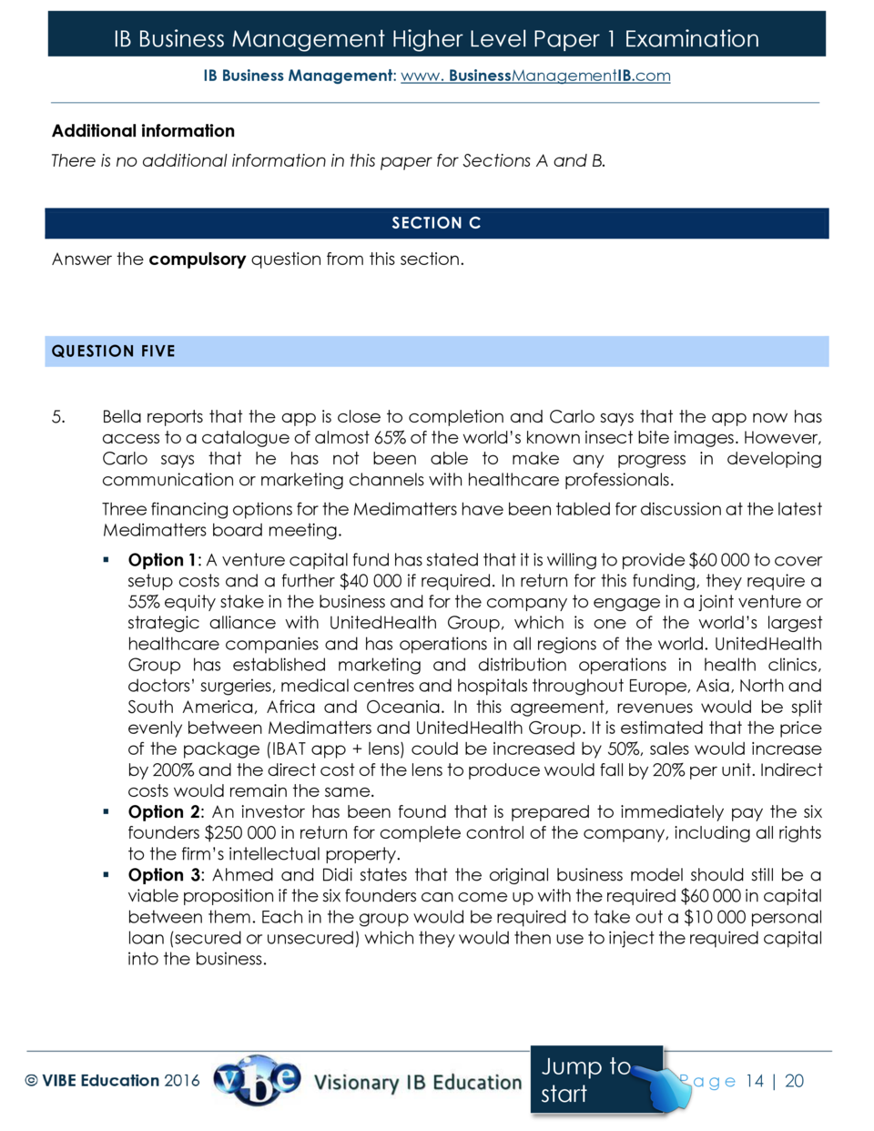 business management case study medimatters