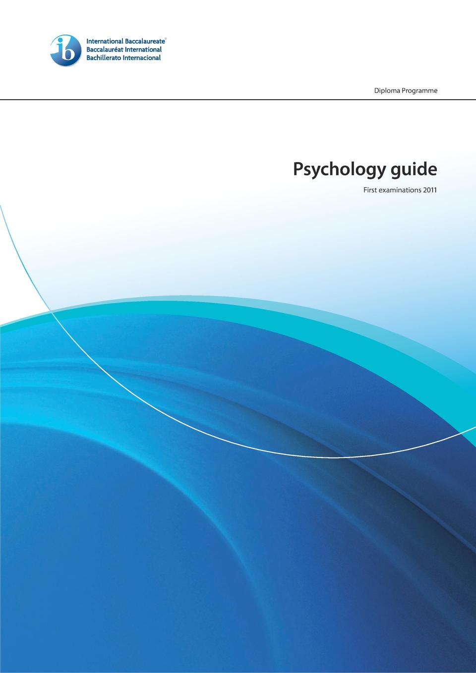 IB Psychology A Student's Guide 国際バカロレア IB Psychology: A Student's Guide (Second Edition) – IB