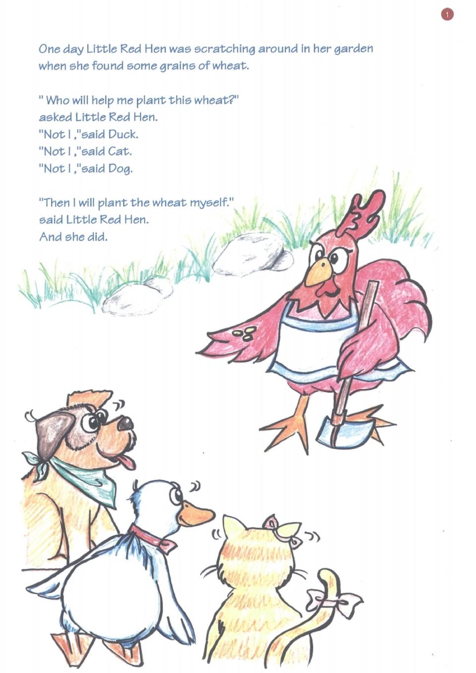1-8 The Little Red hen