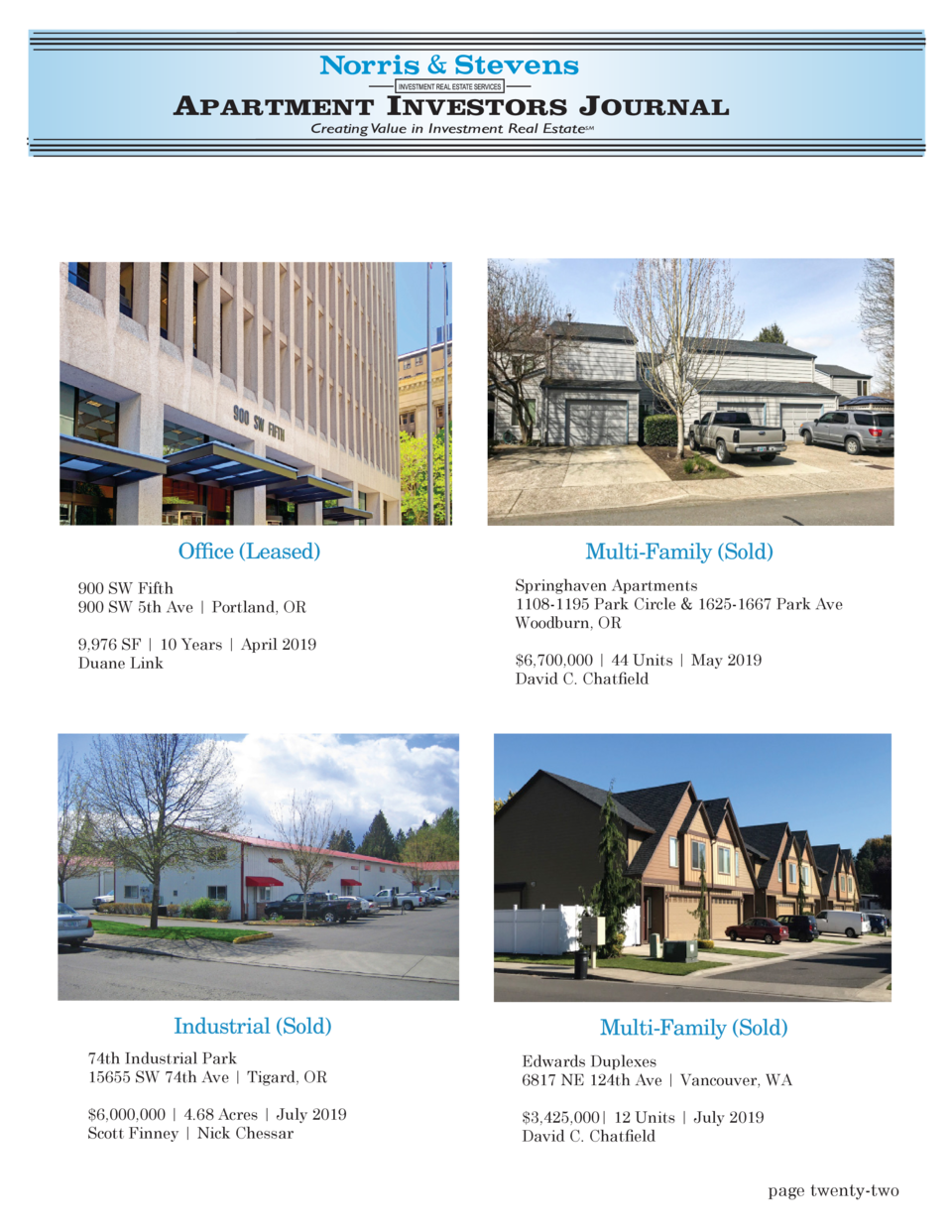 Apartment Investors Journal 2019