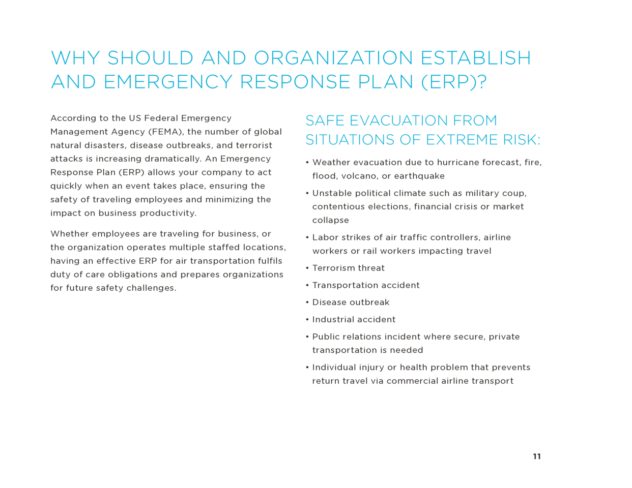 Emergency Response Program