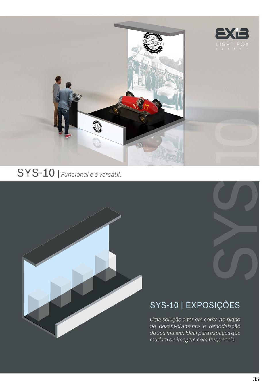 SYS 10  SYS-10   Funcional e e vers  til.  SYS-10   EXPOSI    ES Uma solu    o a ter em conta no plano de desenvolvimento ...