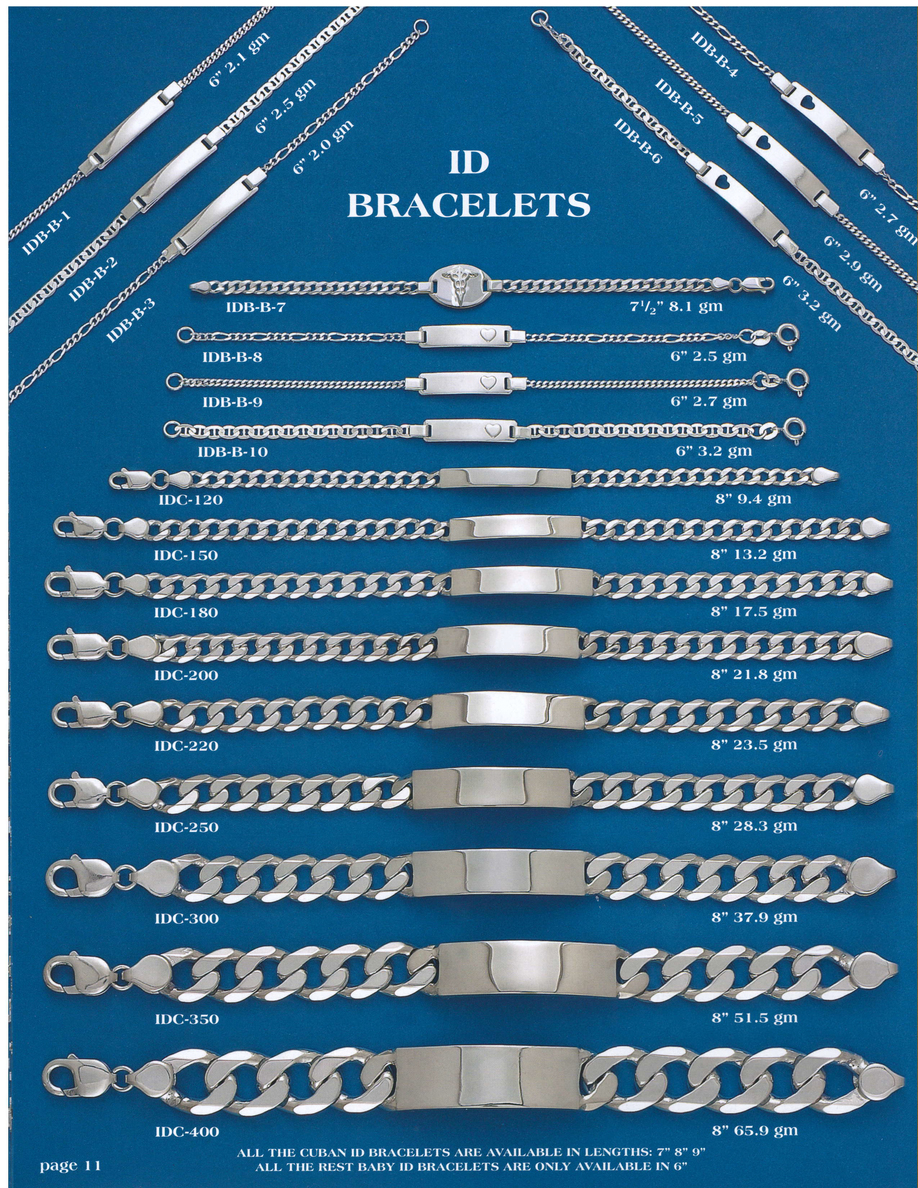 Silver Chains Catalog