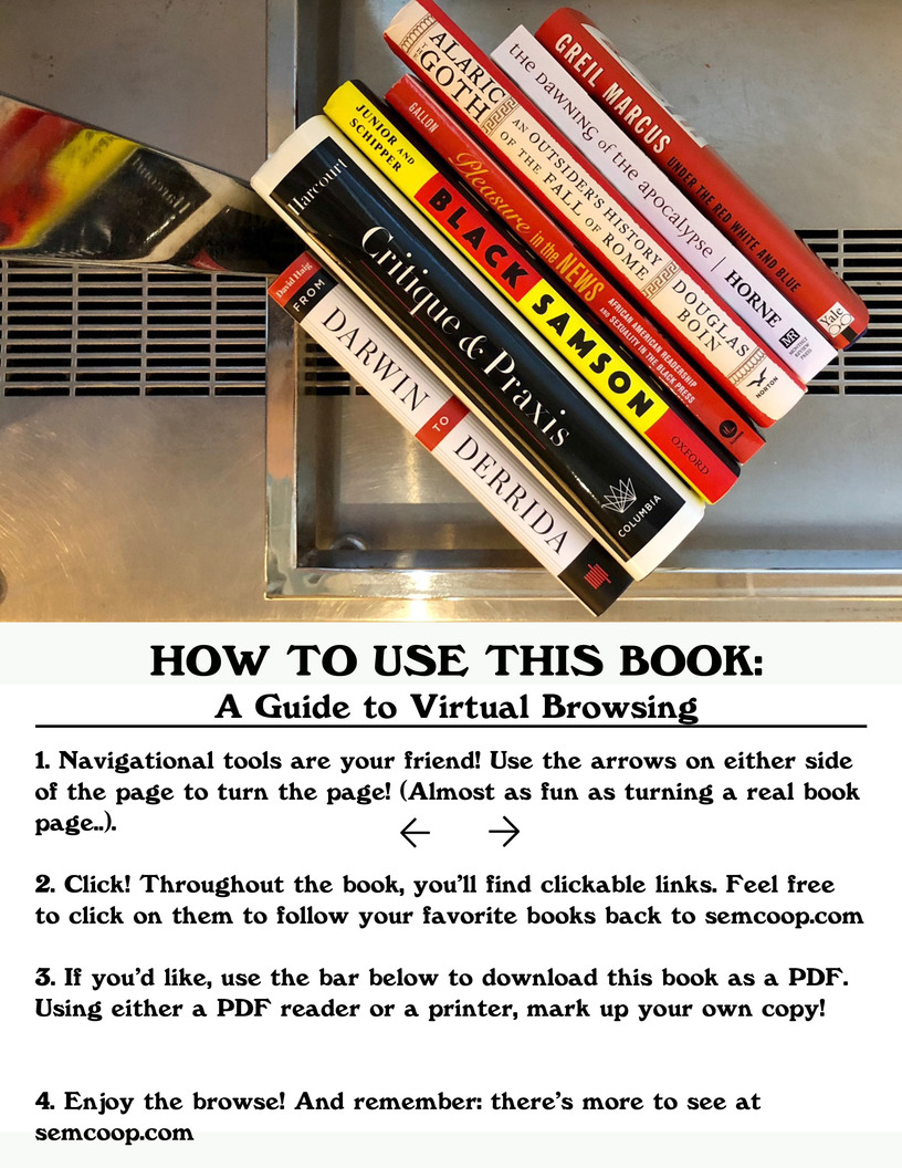 Volume 1 Issue 4 Seminary Co Op Bookstore Front Table