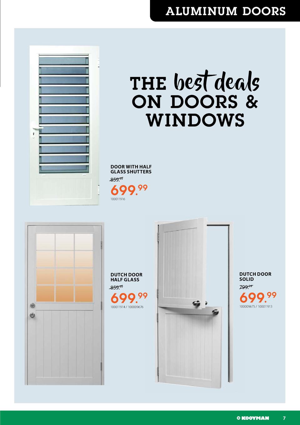 Kooyman Brochure Bonaire 4 April 25 till May 10 2020