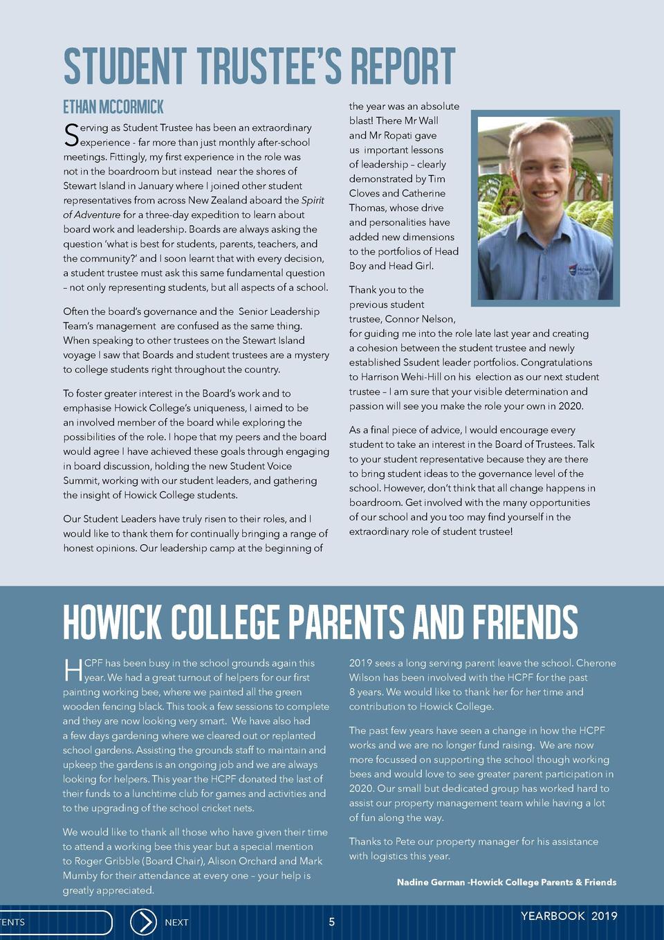 2019 Howick College Yearbook Simplebooklet Com