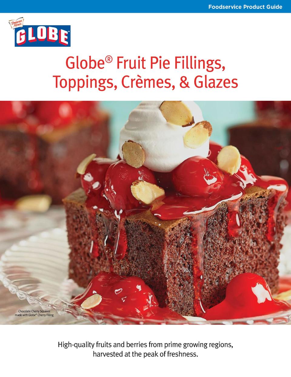 Fruit Pie Fillings, Toppings, Cremes, & Glazes