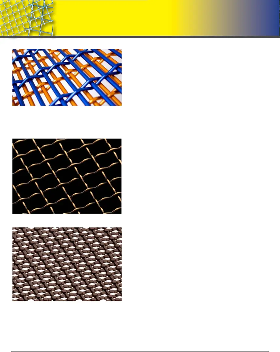 Architectural Wire Mesh Colors & Finishes