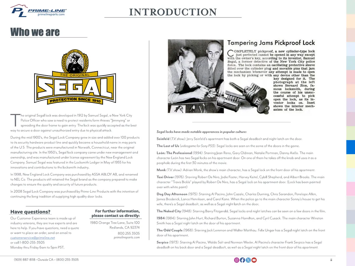 Segal Catalog