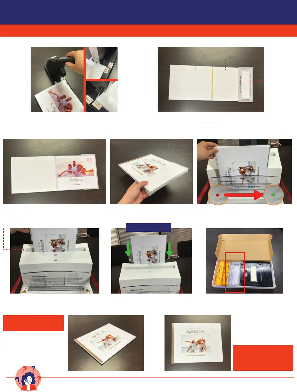 Custom Cover Book & Binding Instructions