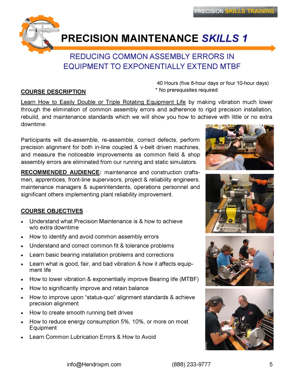 Dynamic Precision Training Hendrix Precision Maintenance : simplebooklet.com