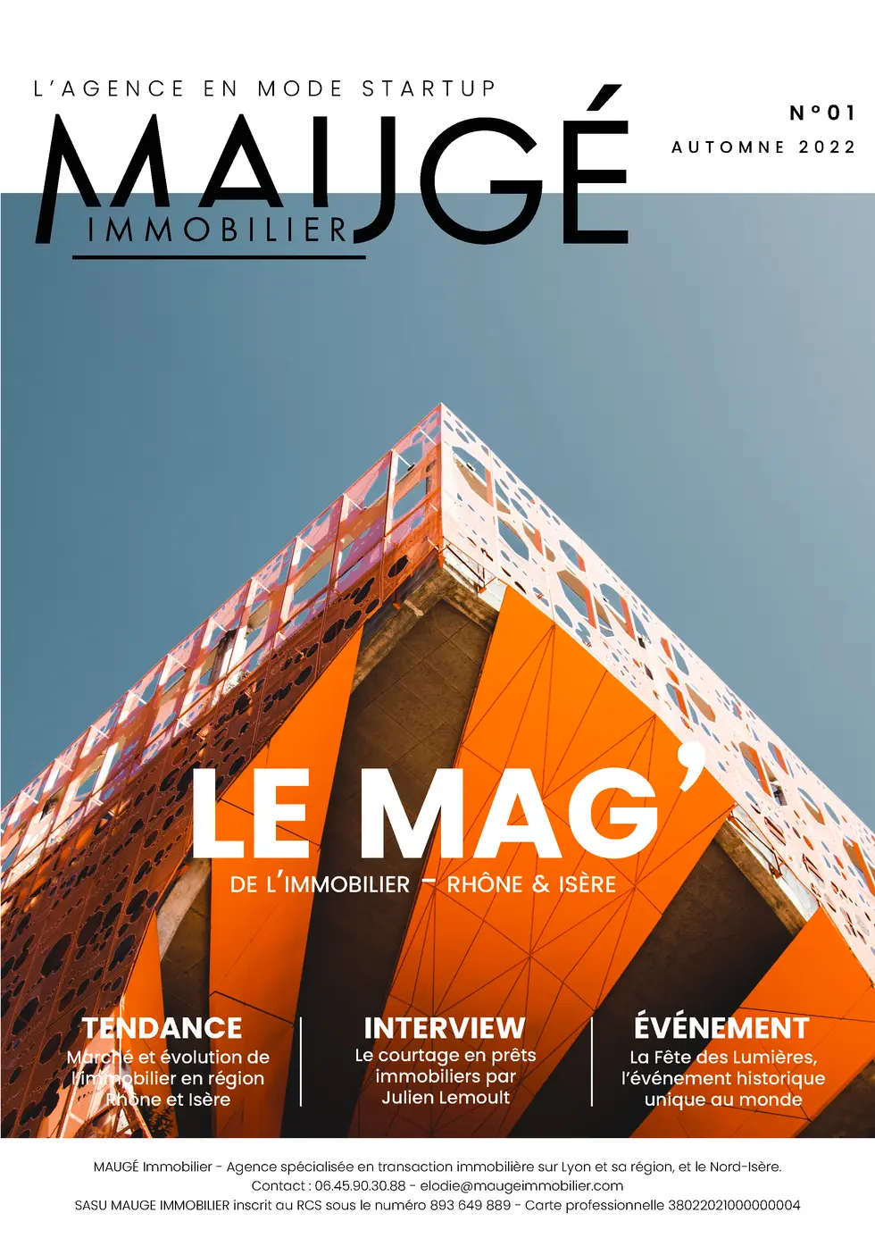 L   AGENCE EN MODE STARTUP  N  01 AUTOMNE 2022  IMMOBILIER L   AGENCE EN MODE START-UP  le mag    de l   immobilier  tenda...