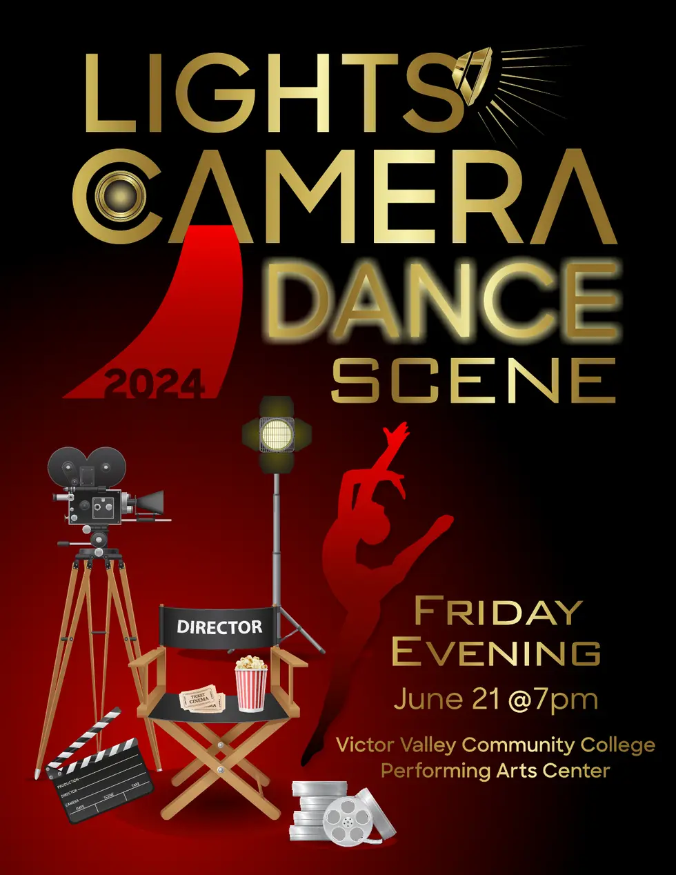 Lights Camera Dance Scene : simplebooklet.com