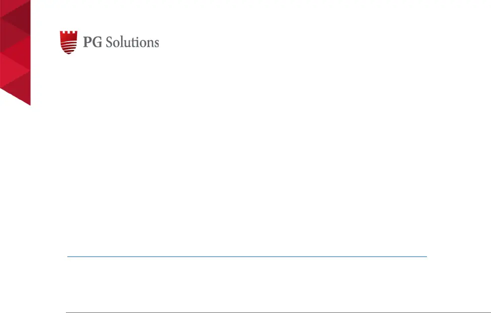 PG Solutions Software Terms and Conditions
