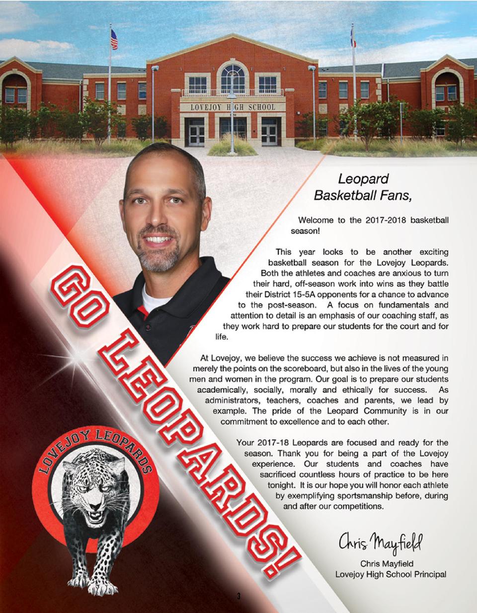 Lovejoy Basketball Game Program Simplebooklet Com