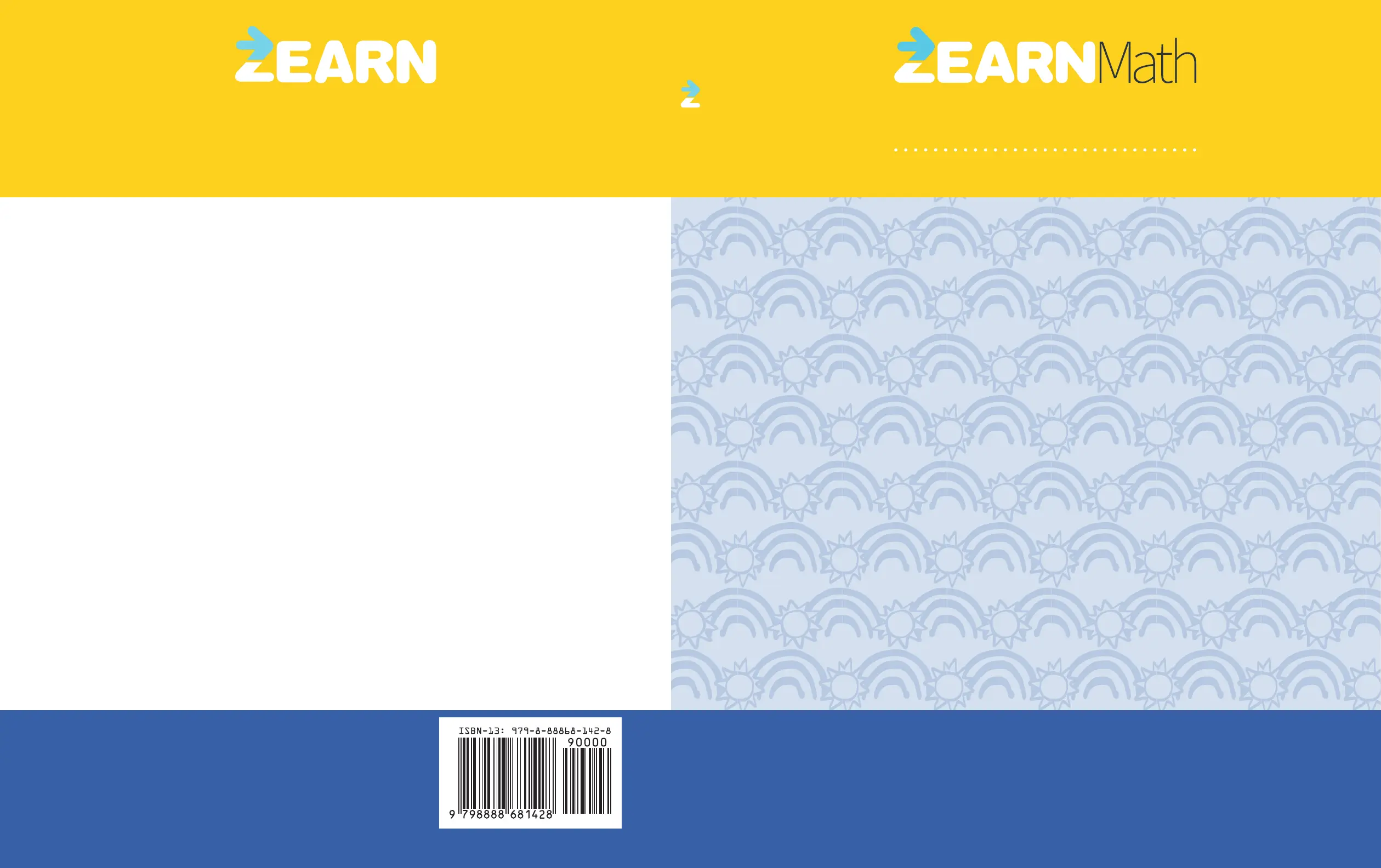 Student notebook for kindergarten math.