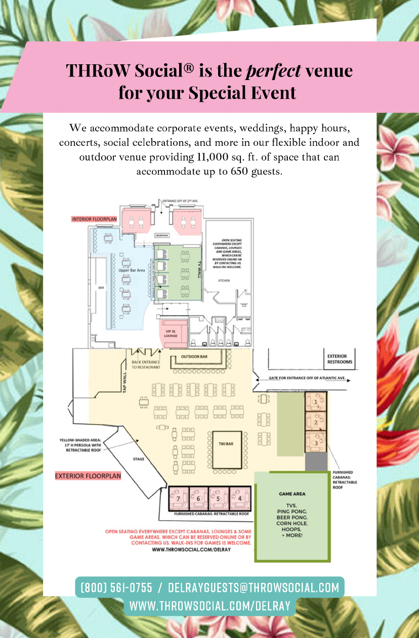 Throw Social Delray Beach | Plan an Event : simplebooklet.com