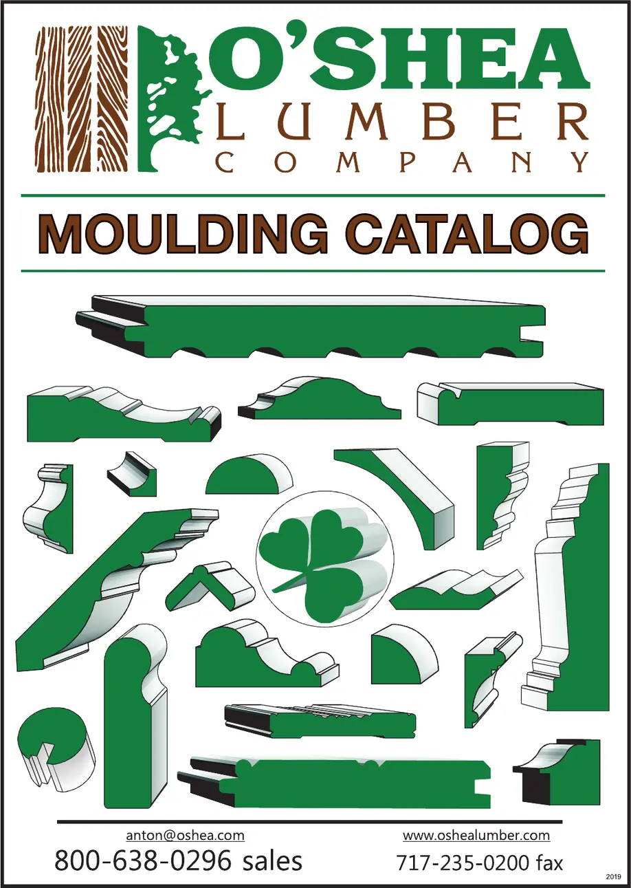 O’SHEA LUMBER COMPANY Moulding Catalog