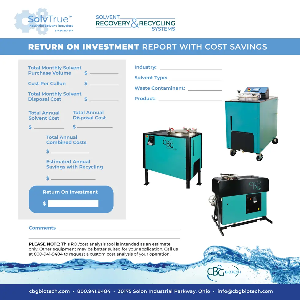 Solvent Cost Recycling IPA for 3D Printing with SolvTrue™