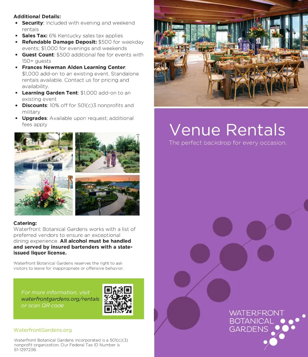 2025 Facility Rental Brochure