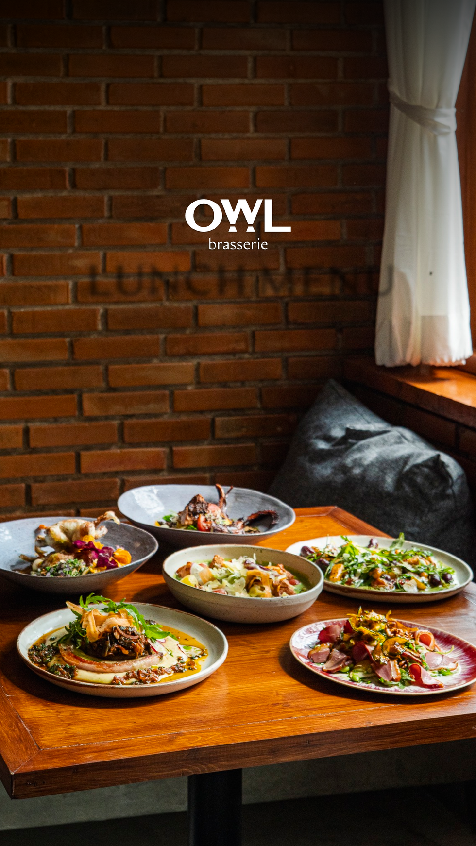Owl Brasserie Lunch Menu : simplebooklet.com