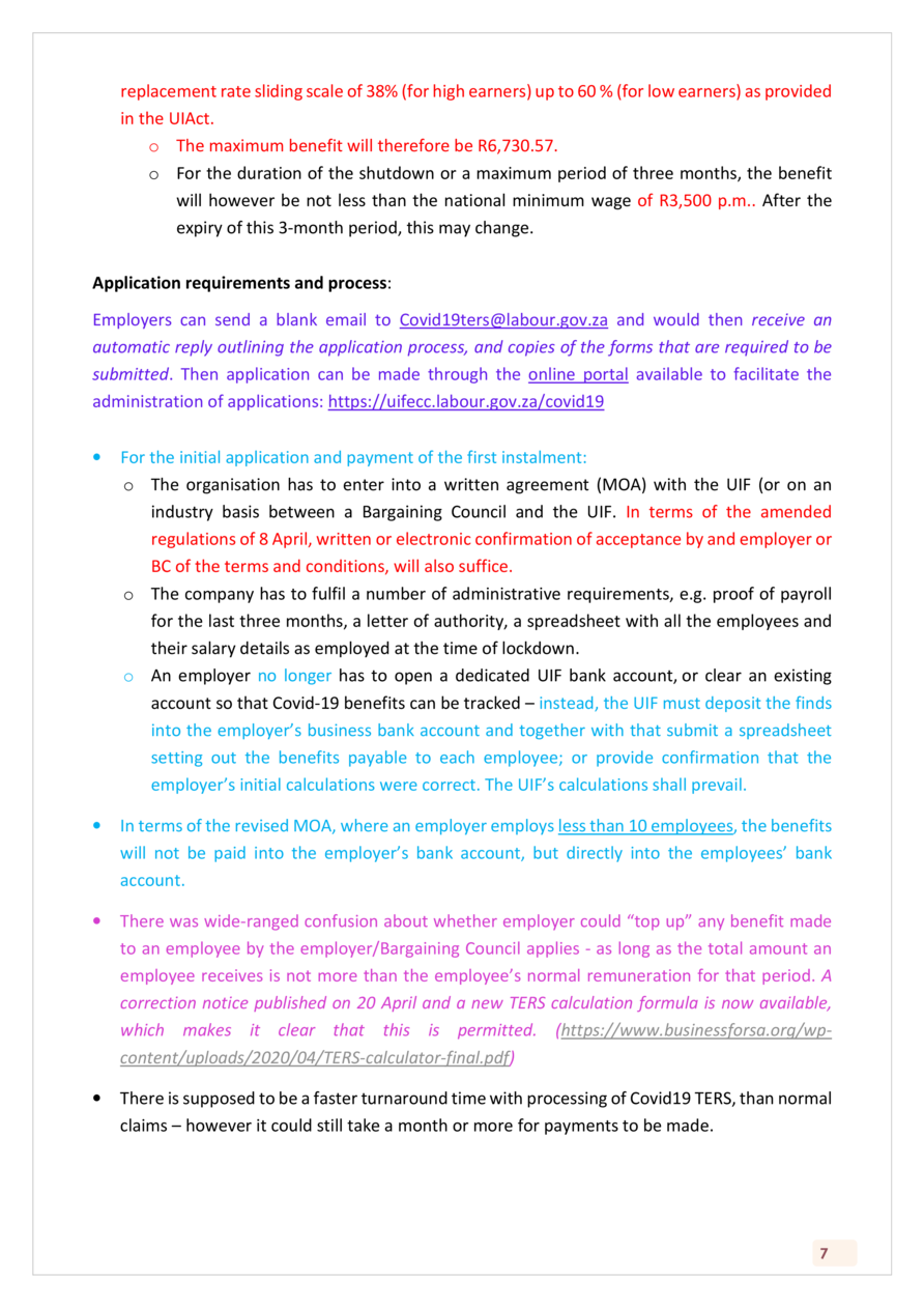 Covid19 And Uif Benefits Explained